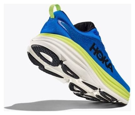 Chaussures Running Hoka Bondi 8 Bleu/Vert Homme