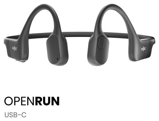 Casque à conduction osseuse Shokz OpenRun USB-C Noir Cosmic