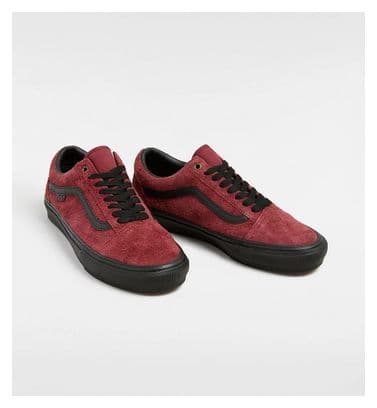 Vans Skate Old Skool Hairy Suede Red Bordeaux