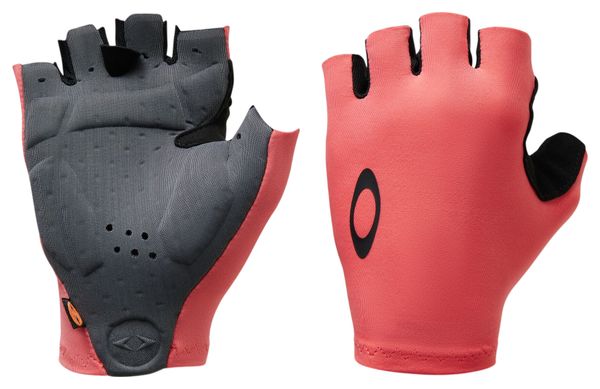 Oakley Drops Road 2.0 korte handschoenen, koraal