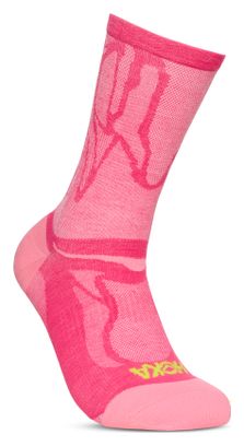 Hoka Clifton Crew Socks Pink Unisex