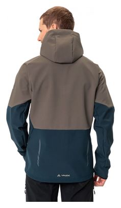 Veste Vaude Qimsa Softshell Marron/Bleu