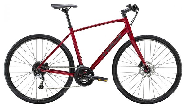Vélo de ville Trek FX 3 Disque Shimano Acera 9V Rouge 2020