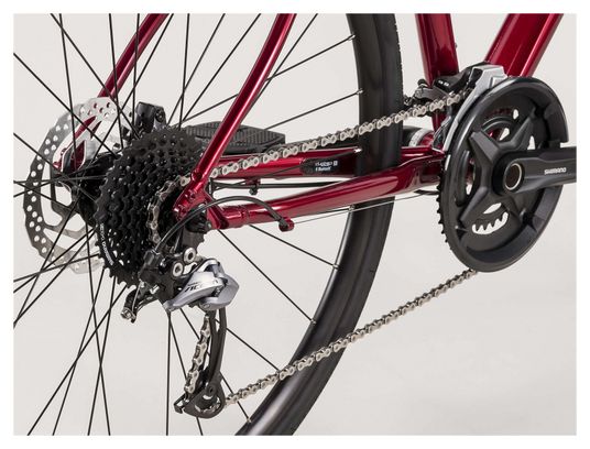 City Vario Trek FX 3 Disc Shimano Acera 9V Red 2020 | Alltricks.com