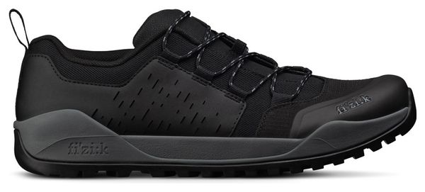 Par de Zapatillas Fizik Terra Ergolace X2 Flat Negro