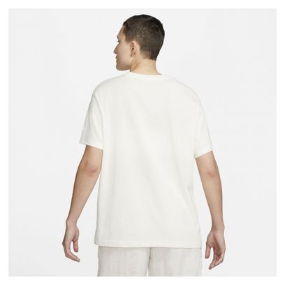 Camiseta de manga corta para mujer Nike SW Earth Day White