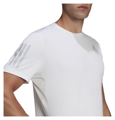 Maillot manches courtes adidas running Own The Run Blanc Homme