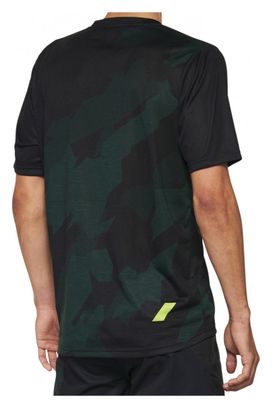 Maillot Manches Courtes 100% Airmatic Limited Edition Noir / Camo 