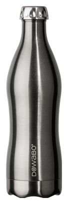 Bouteille thermos Dowabo collection métallisée à double paroi - 750 ml - Argent