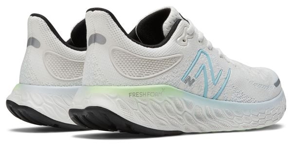 Chaussures de Running New Balance Fresh Foam X 1080 v12 Femme Blanc Bleu Vert