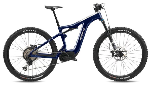BH Atomx Lynx Carbon Pro 8.7 Shimano Deore/XT 12V 720 Wh 29'' Blau/Beige Elektro-Mountainbike mit Federgabel