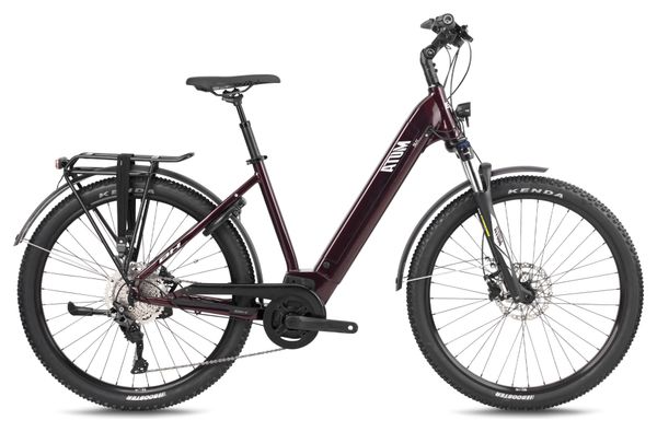 BH Atom SUV Pro Shimano Deore 10V 720Wh 27,5'' Rosso Bordeaux Bicicletta elettrica da città