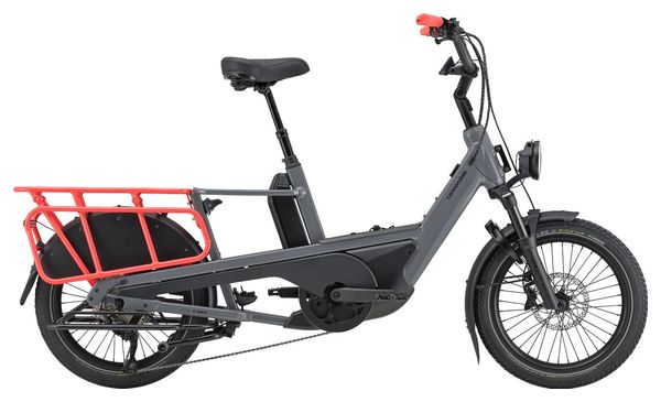 Cannondale Cargowagen Neo 2 Electric Longtail Cargo Bike Shimano Deore 10S 545Wh 20'' Grau