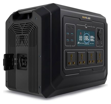 Station d'Énergie Portable Sunslice Gravity 1024 1024Wh 2000W LiFePO4 Noir