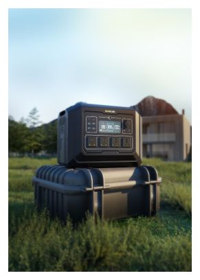 Station d'Énergie Portable Sunslice Gravity 1024 1024Wh 2000W LiFePO4 Noir