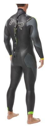 Tyr Hurricane Cat 5 Neoprene Wetsuit Black/Green/Yellow Men's
