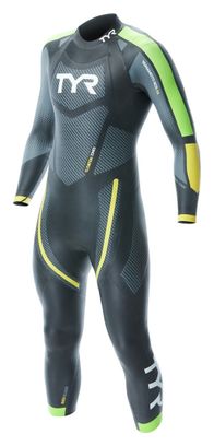 Tyr Hurricane Cat 5 Neoprene Wetsuit Black/Green/Yellow Men's