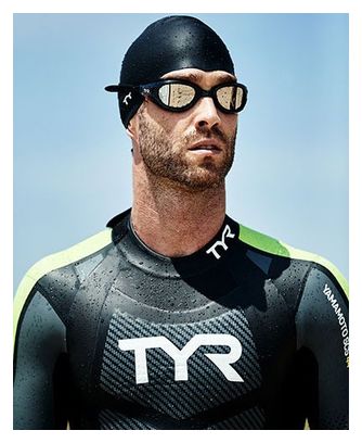 Tyr Hurricane Cat 5 Neoprene Wetsuit Black/Green/Yellow Men's