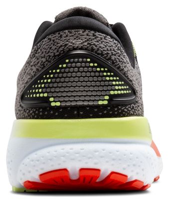 Chaussures Running Brooks Ghost 16 Large 2E Noir/Rouge/Vert Homme