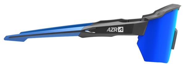 AZR Race RX Mat Zwart / Blauw Bril