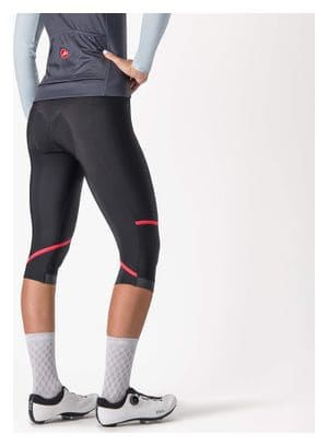 Castelli Vélocissima Thermal Women's 3/4 Broek Zwart/Rood