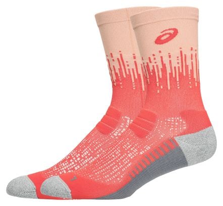 Chaussettes Asics Performance Run Crew Orange/Rouge