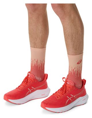 Chaussettes Asics Performance Run Crew Orange/Rouge