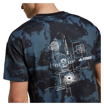 T-hhirt short sleeves adidas Terrex National Geographic Camo/Black Unisex