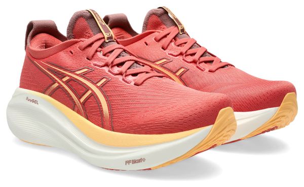 Chaussures Running Asics Gel-Nimbus 27 Rose/Orange Femme