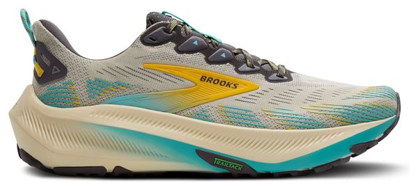 Brooks Ghost Trail Beige/Blau Herren Trailrunning-Schuhe