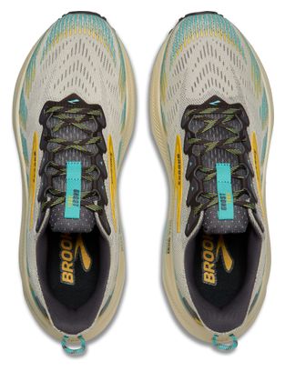 Brooks Ghost Trail Beige/Blau Herren Trailrunning-Schuhe