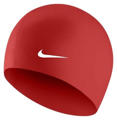 Bonnet de Bain Nike Swim Solid Silicone Training Rouge