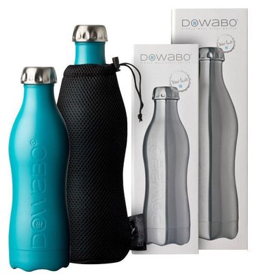 Gourde Dowabo Earth collection simple paroi Petrol-1200 ml - Bleu