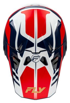 Casque intégral Fly racing Fly Formula CP Krypton Rouge / Blanc / Navy