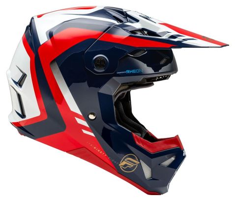 Casque intégral Fly racing Fly Formula CP Krypton Rouge / Blanc / Navy