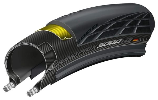 Continental Grand Prix 5000 TL 700 mm Road Tire Tubeless Folding Vectran Breaker BlackChili