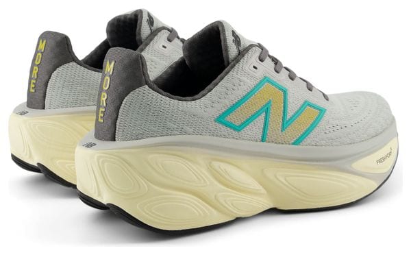 Chaussures Running New Balance Fresh Foam X More v5 Gris/Bleu/Jaune Homme