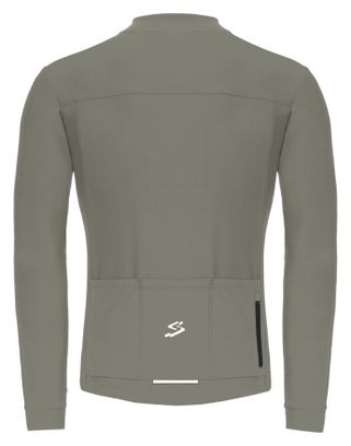 Spiuk Top Ten Langarm-Trikot für Herren, grün