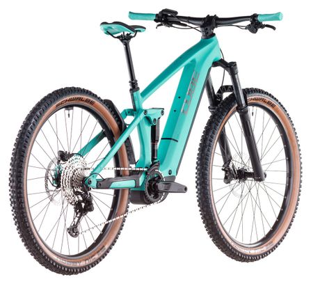 VTT Électrique Tout-Suspendu Cube Stereo Hybrid One44 EX 800 Shimano Deore/Deore XT 12V 800 Wh 29'' Bleu Scuba 2025