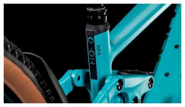 VTT Électrique Tout-Suspendu Cube Stereo Hybrid One44 EX 800 Shimano Deore/Deore XT 12V 800 Wh 29'' Bleu Scuba 2025