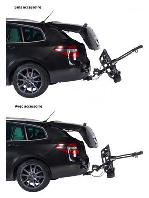 Fonction basculante à 80° pour porte-vélos Hapro