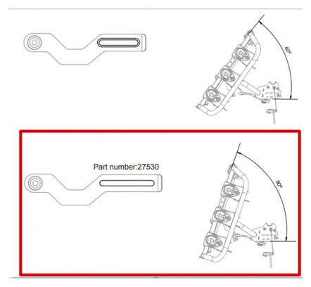 Fonction basculante à 80° pour porte-vélos Hapro