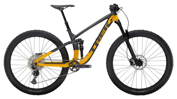 VTT Tout Suspendu Trek Fuel EX 5 Shimano Deore M6100 12V 29'' Gris Lithium / Orange 2023