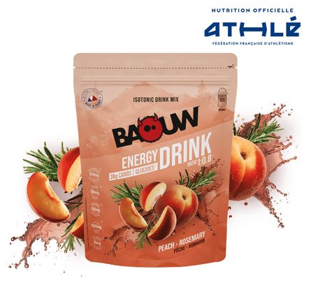 Baouw Energiedrank Perzik/Rosemary - 585g