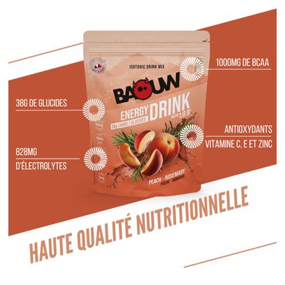 Baouw Energiedrank Perzik/Rosemary - 585g