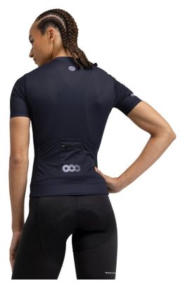 Maillot vélo mesh manches courtes femme Cyclisme M8 Route Noir