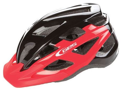 Casque vélo Ges® City Varik - Rouge/Noir  M (54/58cm) Noir/Rouge