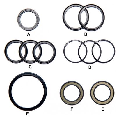 Stan's NoTubes - Kit  Neo  End Cap Seals  Front And Rear (Gray)