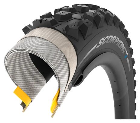 Neumático Pirelli Scorpion Enduro S 29'' Tubeless Ready Soft SmartGrip Gravity HardWall para bicicleta de montaña