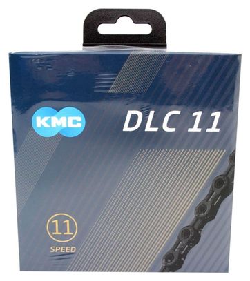 KMC Chaîne de vélo Dlc11 Noir 118 maillons